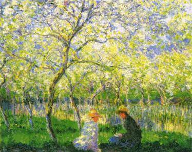 Claude Monet Springtime
